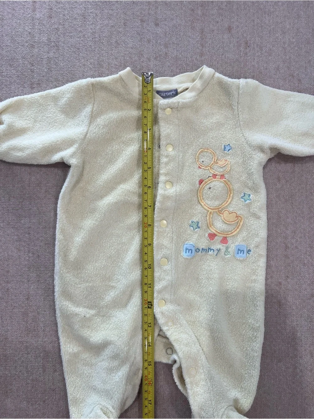 Baby 3 Piece Bundle of 3 Onesies in Size 3 Months Footed Onesies Cozy Bundle